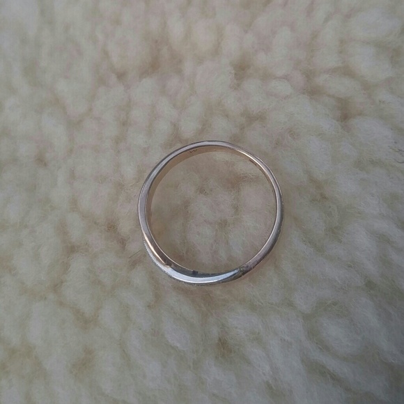 14k (585) rose gold diamond ring - Picture 6 of 8